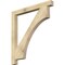 Ekena Millwork Westlake Block Rough Sawn Bracket, Douglas Fir, 4"W x 44"D x 48"H BKT04X44X48WTL05RDF - alternate 1